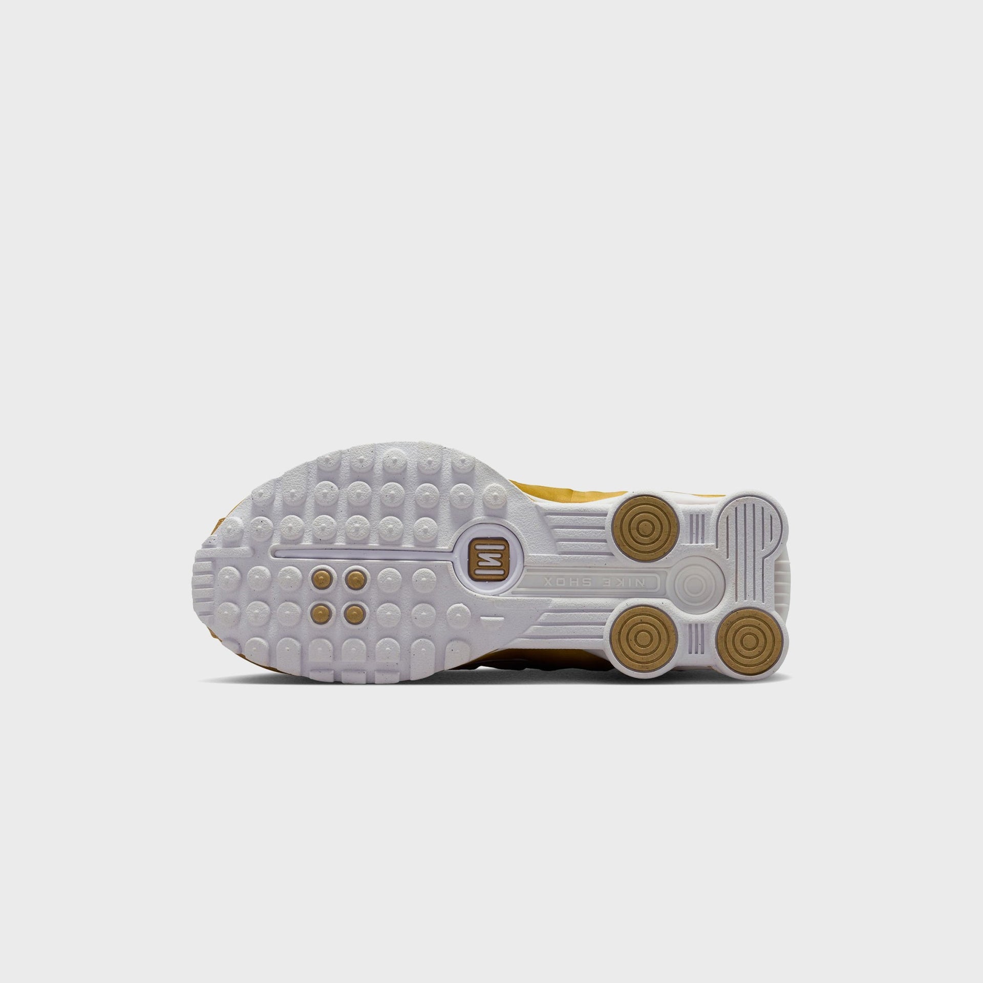 Nike GS Shox R4 - Metallic Gold / Metallic Gold / White