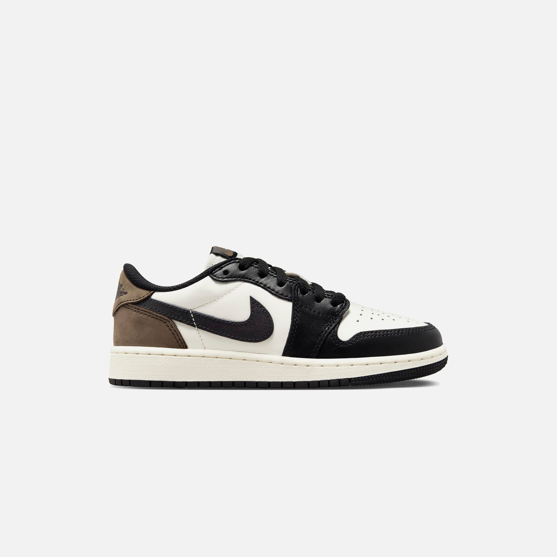 Jordan GS Air Jordan 1 Low OG - White / Black / Palomino