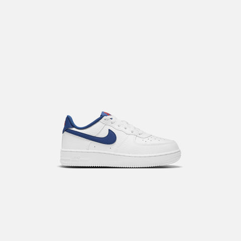 Nike PS Air Force 1 - White / Deep Royal Blue / University Red