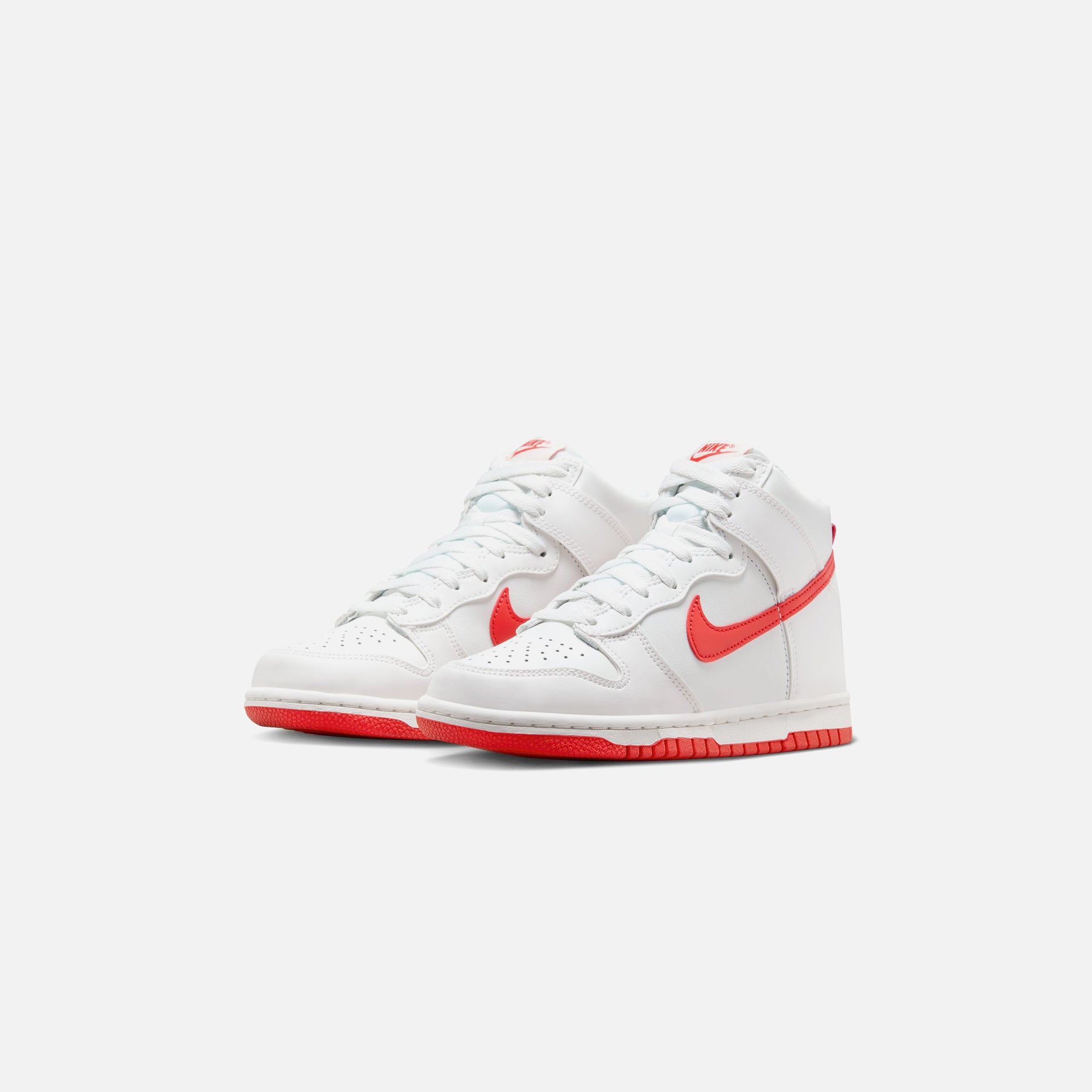 Nike Grade School Dunk High - Summit White / Track Red