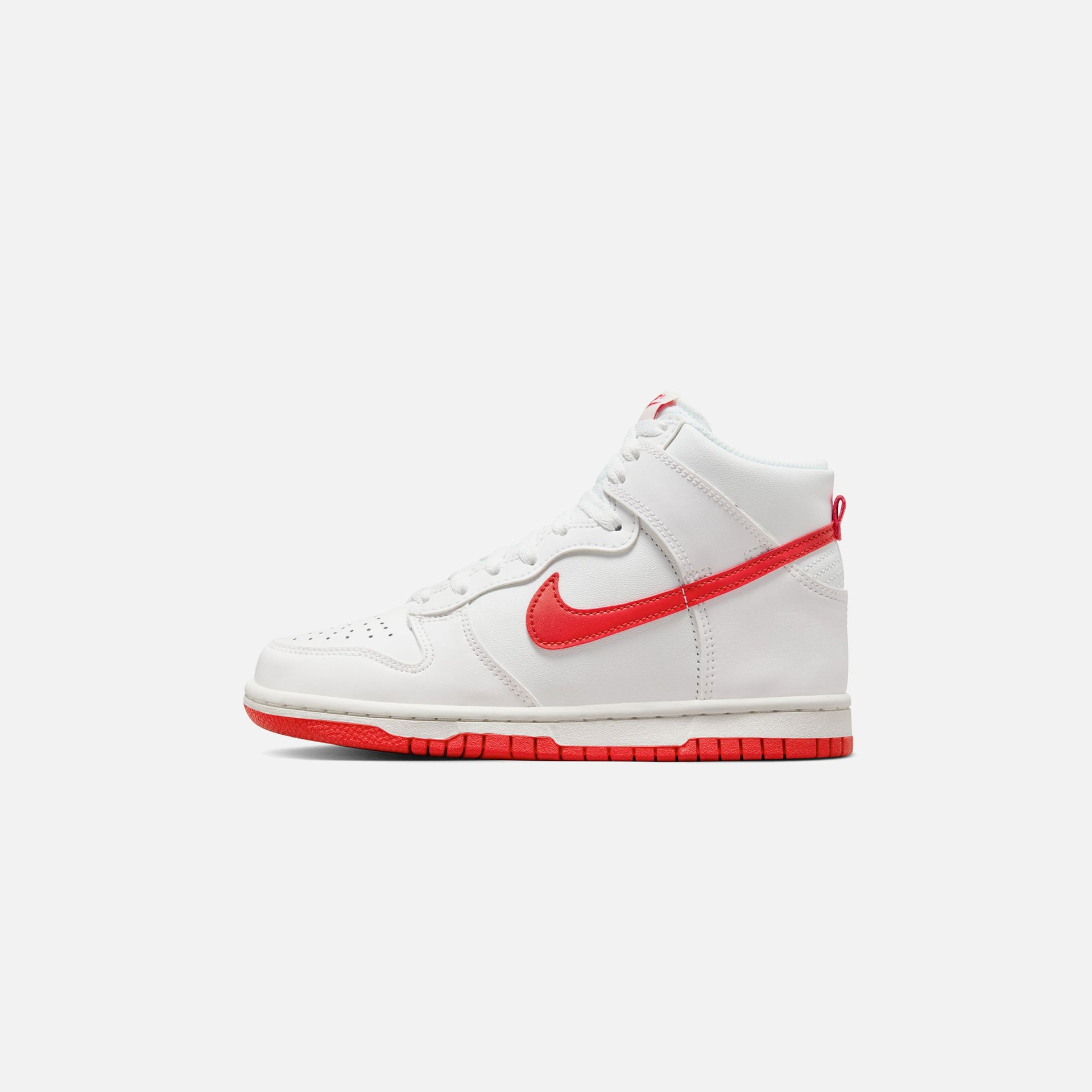 Nike Grade School Dunk High - Summit White / Track Red