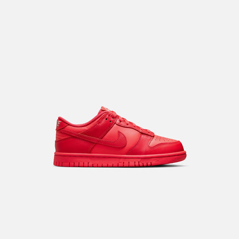 Nike GS Dunk Low - Track Red / Track Red / Red Stardust