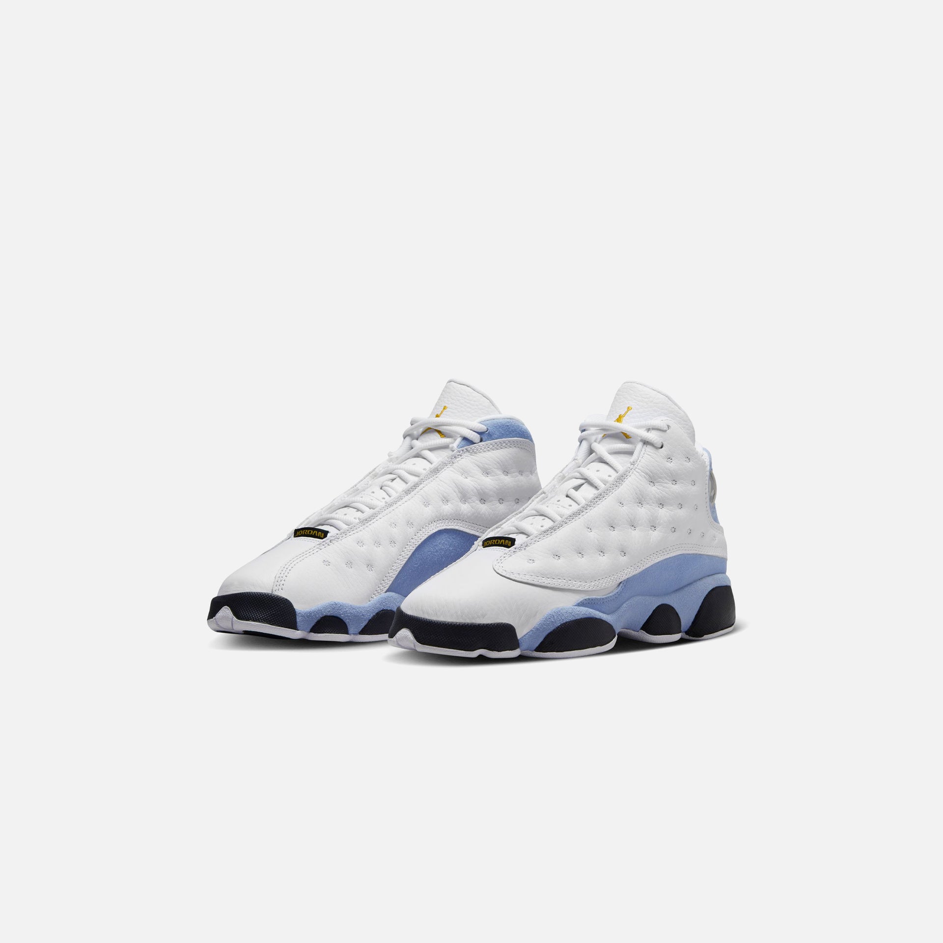 Nike GS Air Jordan 13 Retro - White / Yellow Ochre / Blue Grey