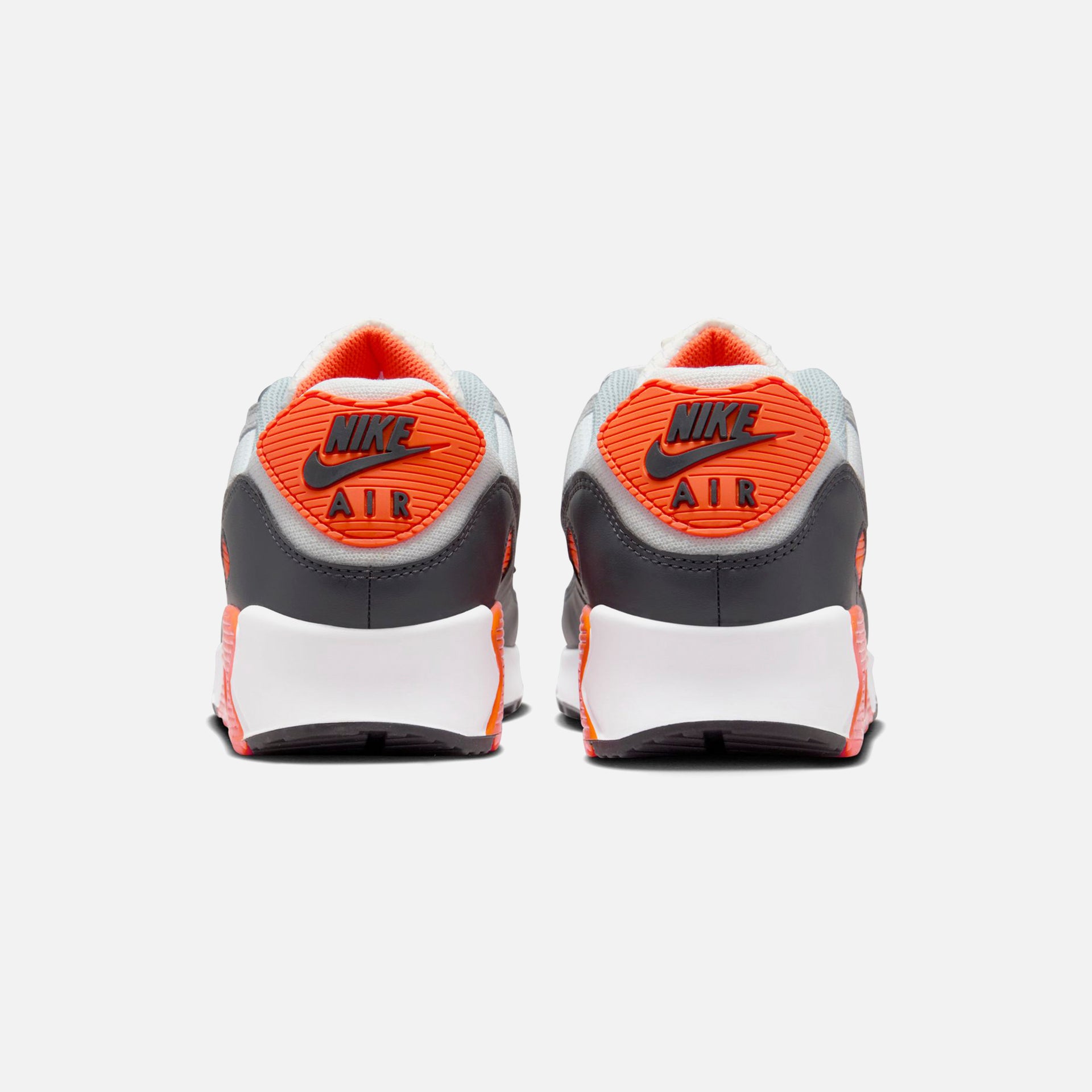 Nike Air Max 90 - Summit White / Safety Orange / Dark Smoke Grey / Smoke Grey