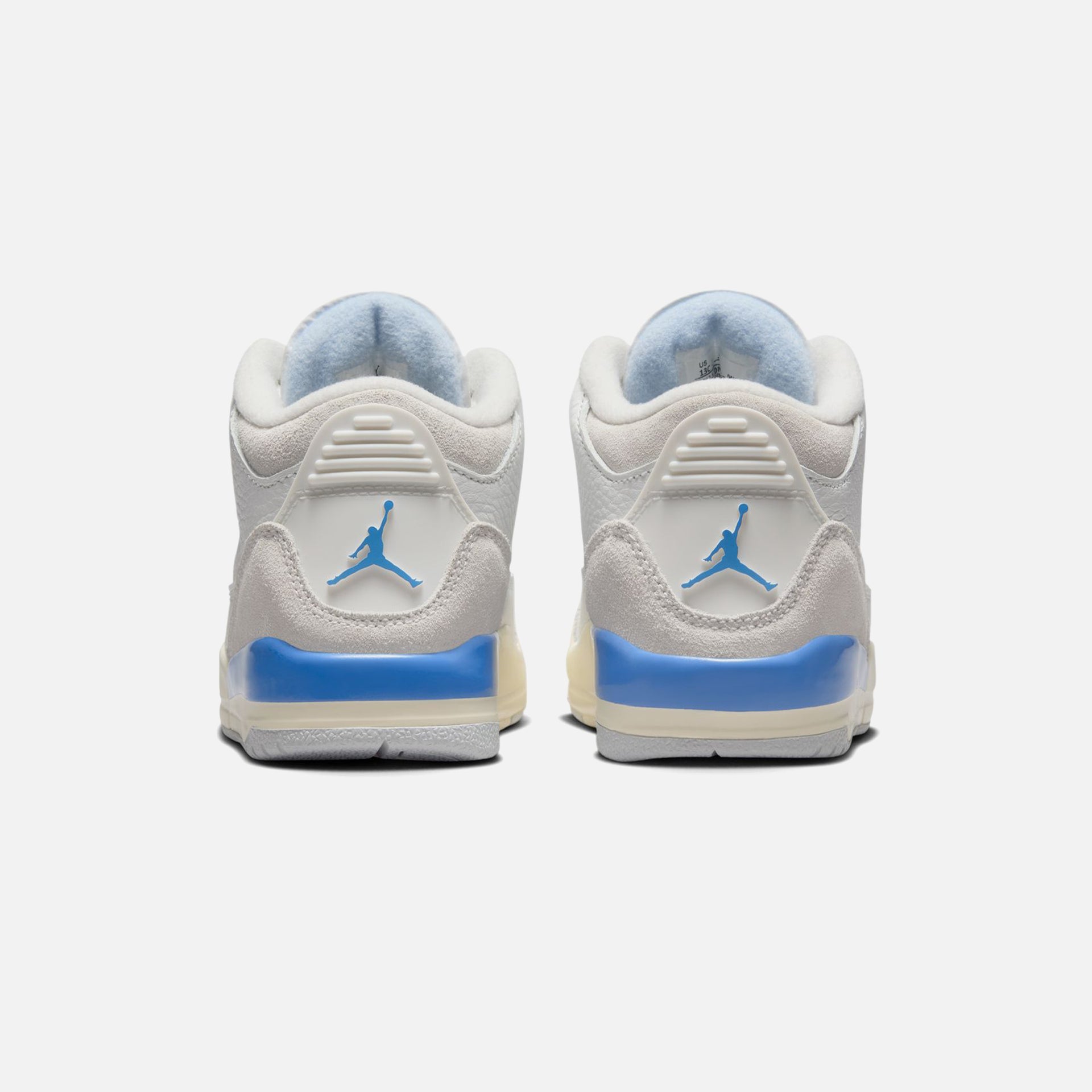 Jordan PS Air Jordan 3 Retro - Summit White / Hydrogen Blue Leg