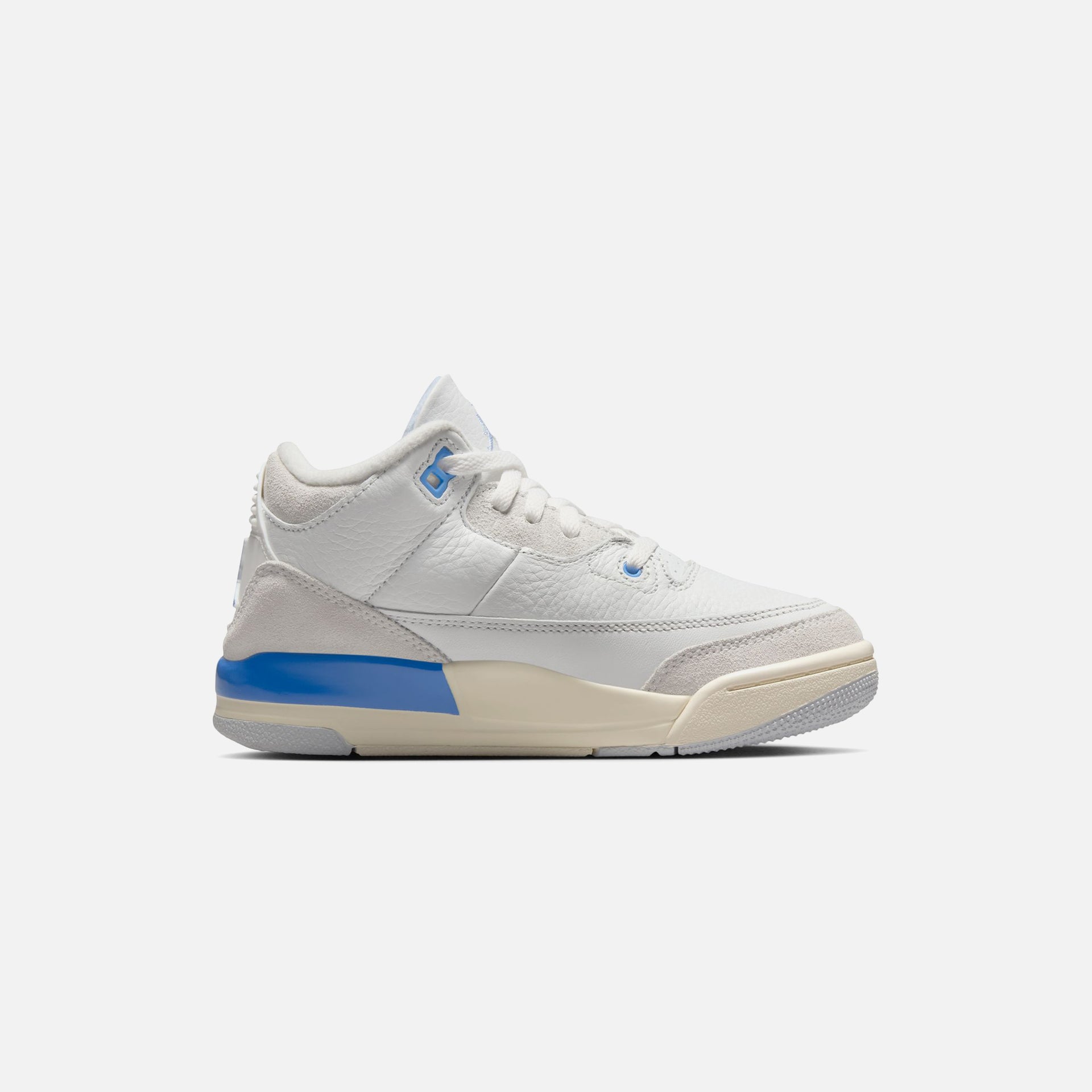 Jordan PS Air Jordan 3 Retro - Summit White / Hydrogen Blue Leg