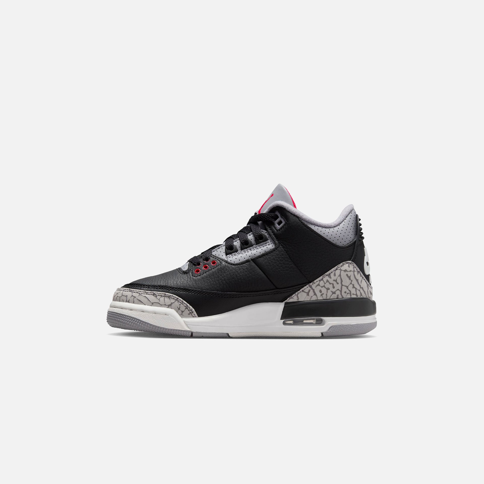 Jordan GS Air Jordan 3 Retro - Black / Fire Red / Cement Grey / Sail