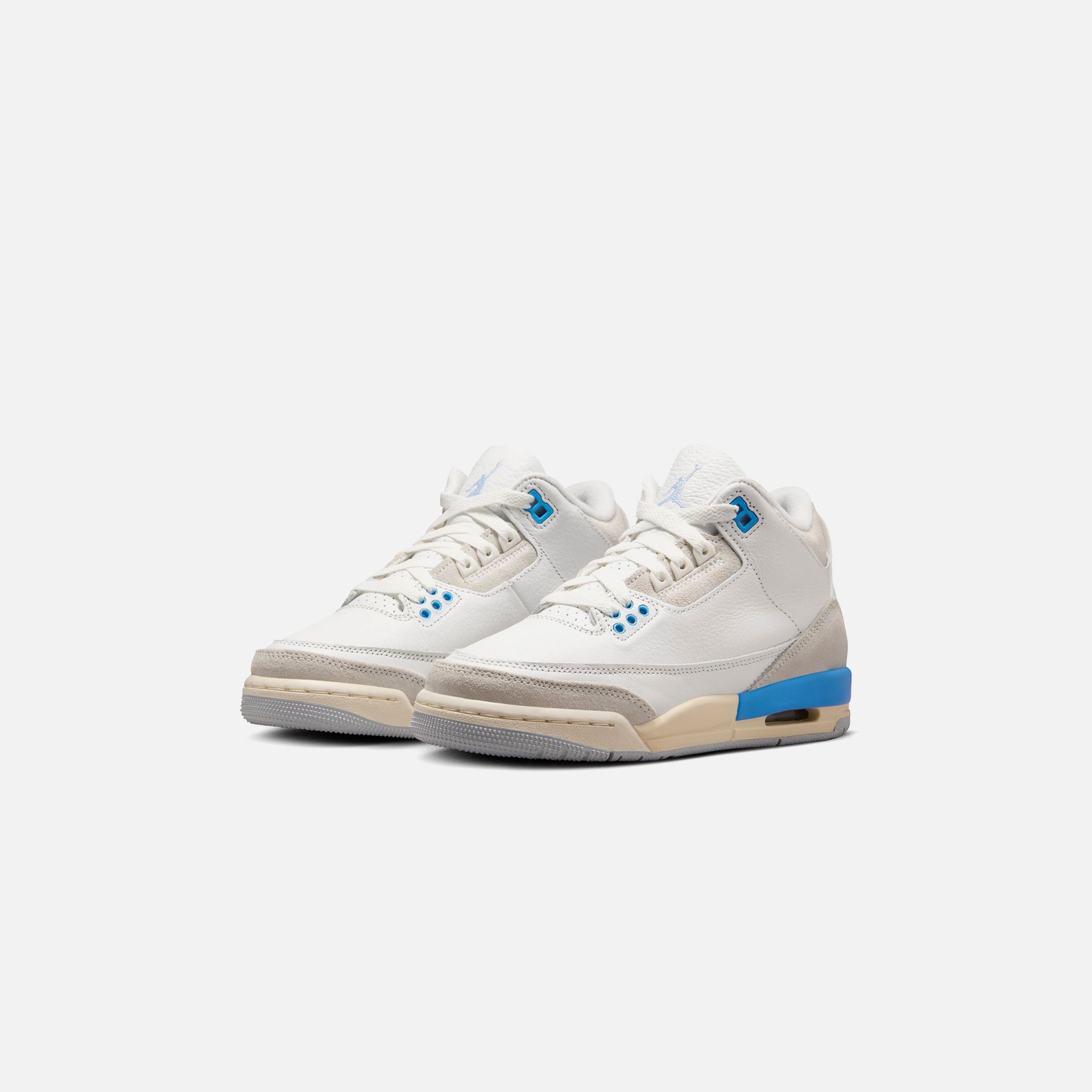 Jordan GS Air Jordan 3 Retro - Summit White / Hydrogen Blue / Legend Blue