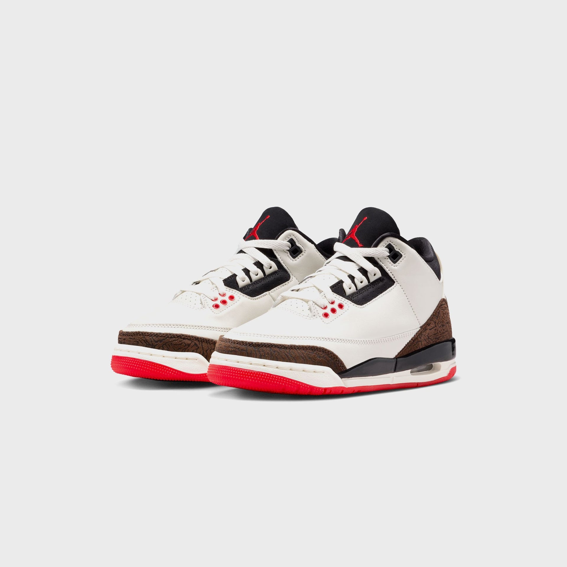 Jordan GS Air Jordan 3 - Sail / University Red / Pale Ivory / Black