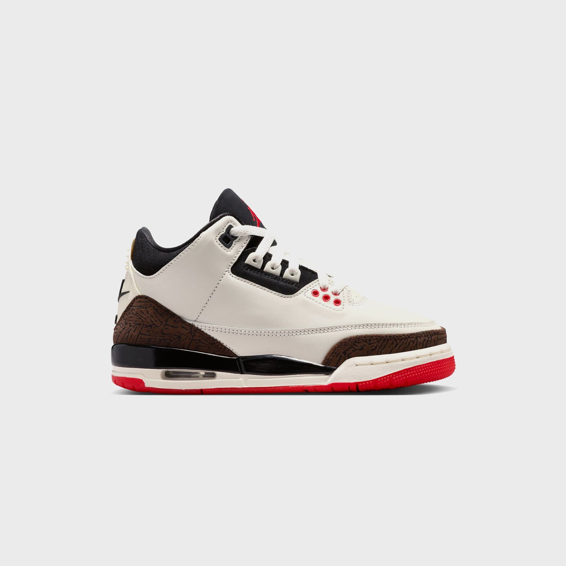 Jordan GS Air Jordan 3 - Sail / University Red / Pale Ivory / Black