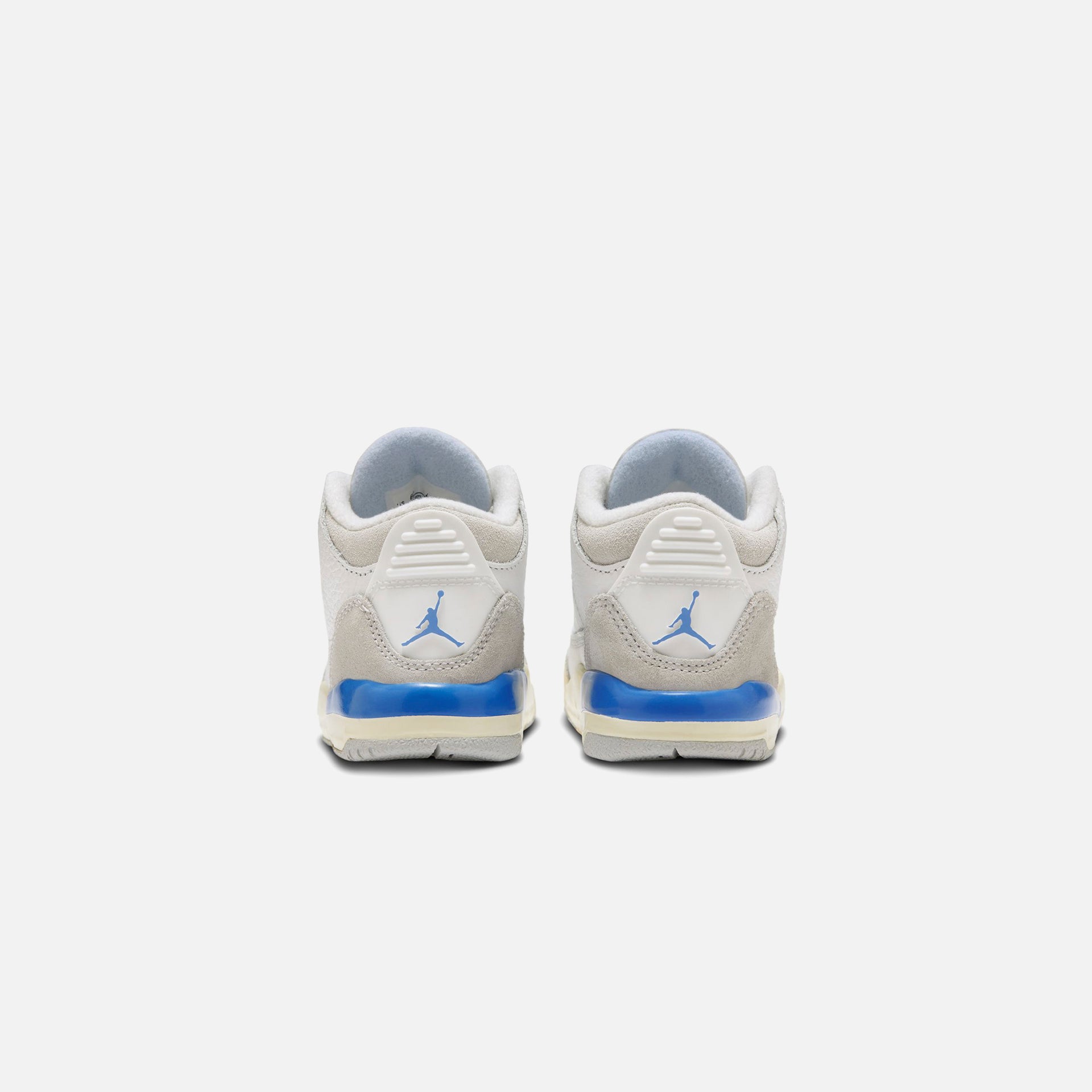 Jordan TD Air Jordan 3 Retro - Summit White / Hydrogen Blue Leg