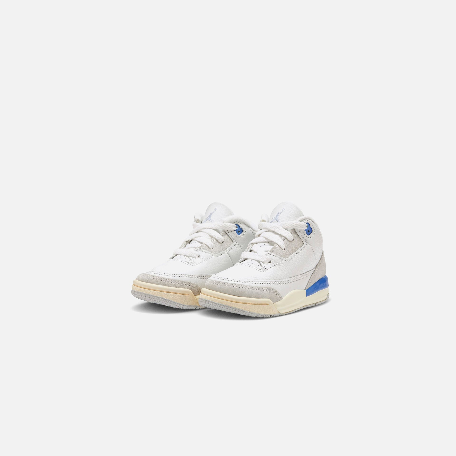 Jordan TD Air Jordan 3 Retro - Summit White / Hydrogen Blue Leg