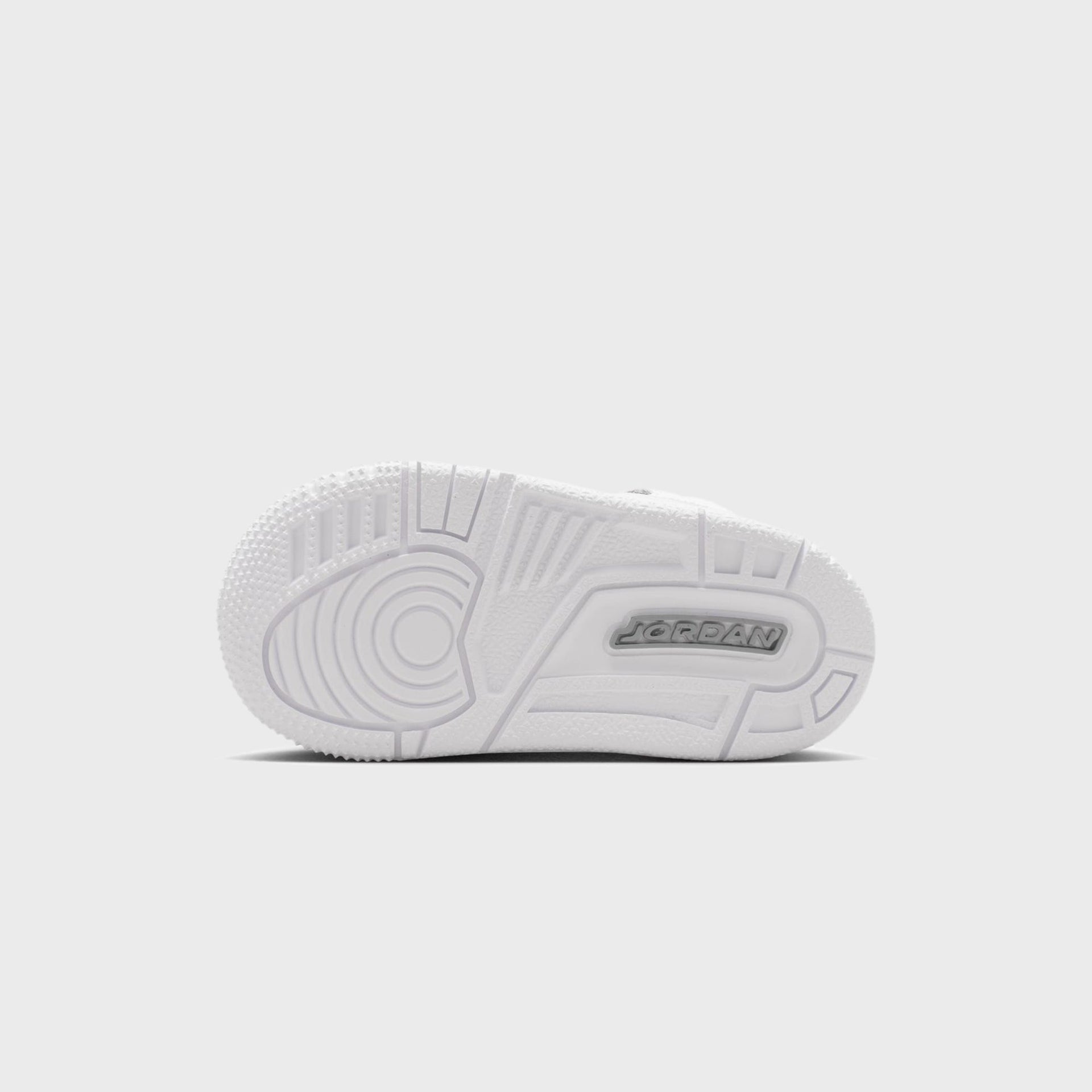 Nike TD Air Jordan 3 Retro - White / Metallic Silver / White