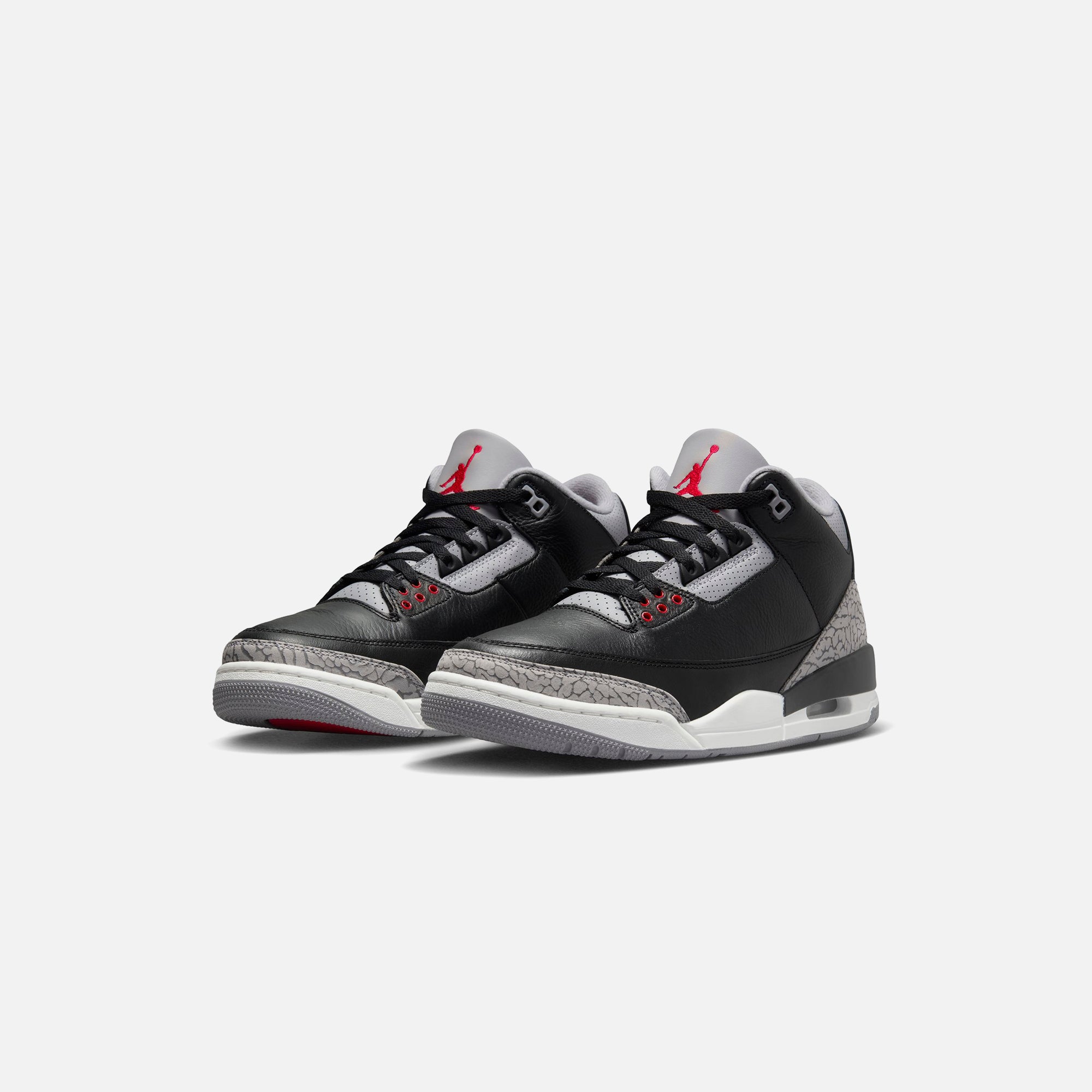 Air Jordan 3 ブラック/グレー/レッド Jordan Air Jordan 3 Retro - Black / Fire Red / Cement Grey
