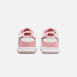 Nike GS Dunk Low - Pink Glaze / White / Pomegranate