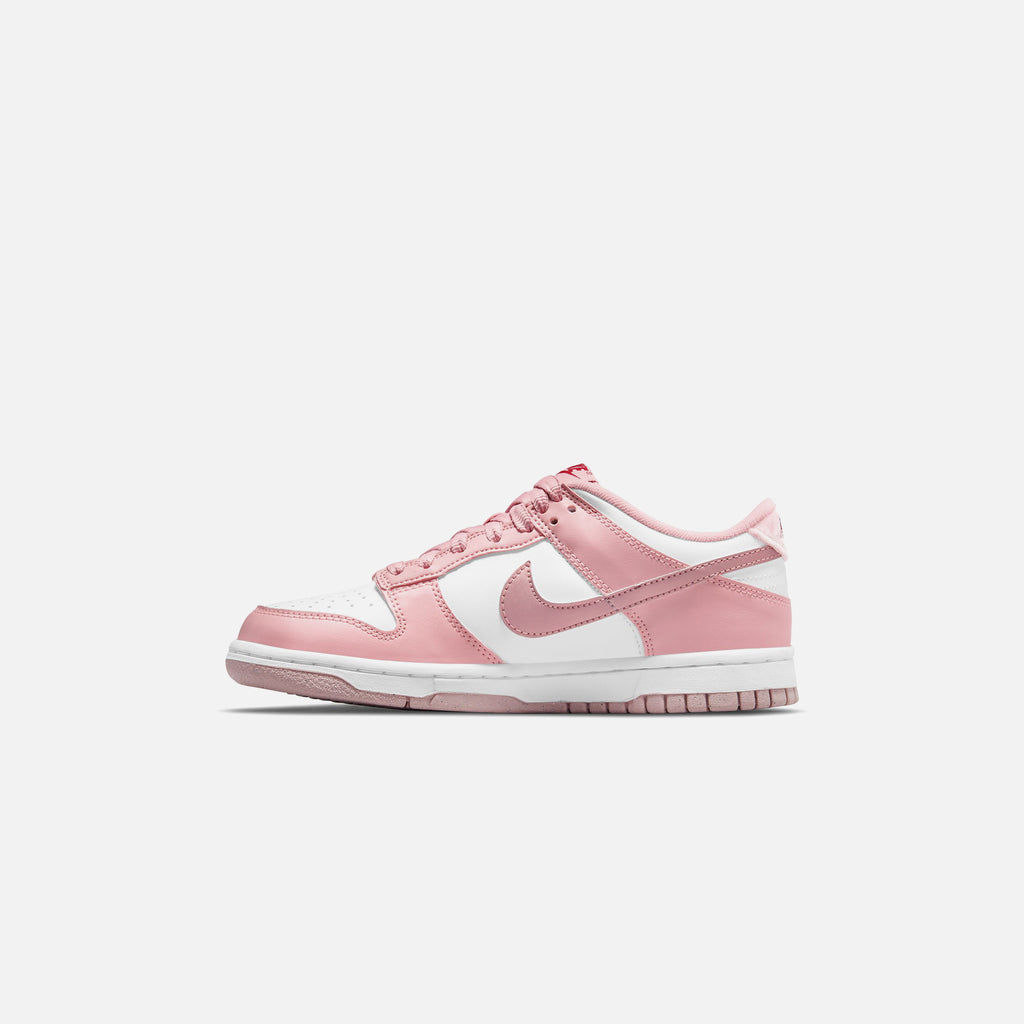 Nike GS Dunk Low - Pink Glaze / White / Pomegranate – Kith