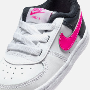 Nike Kids Air Force 1 (White/Picante Red) 6.5Y