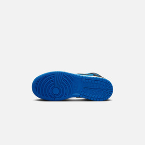 Nike GS Air grape jordan 1 Mid - Black / Royal Blue / White