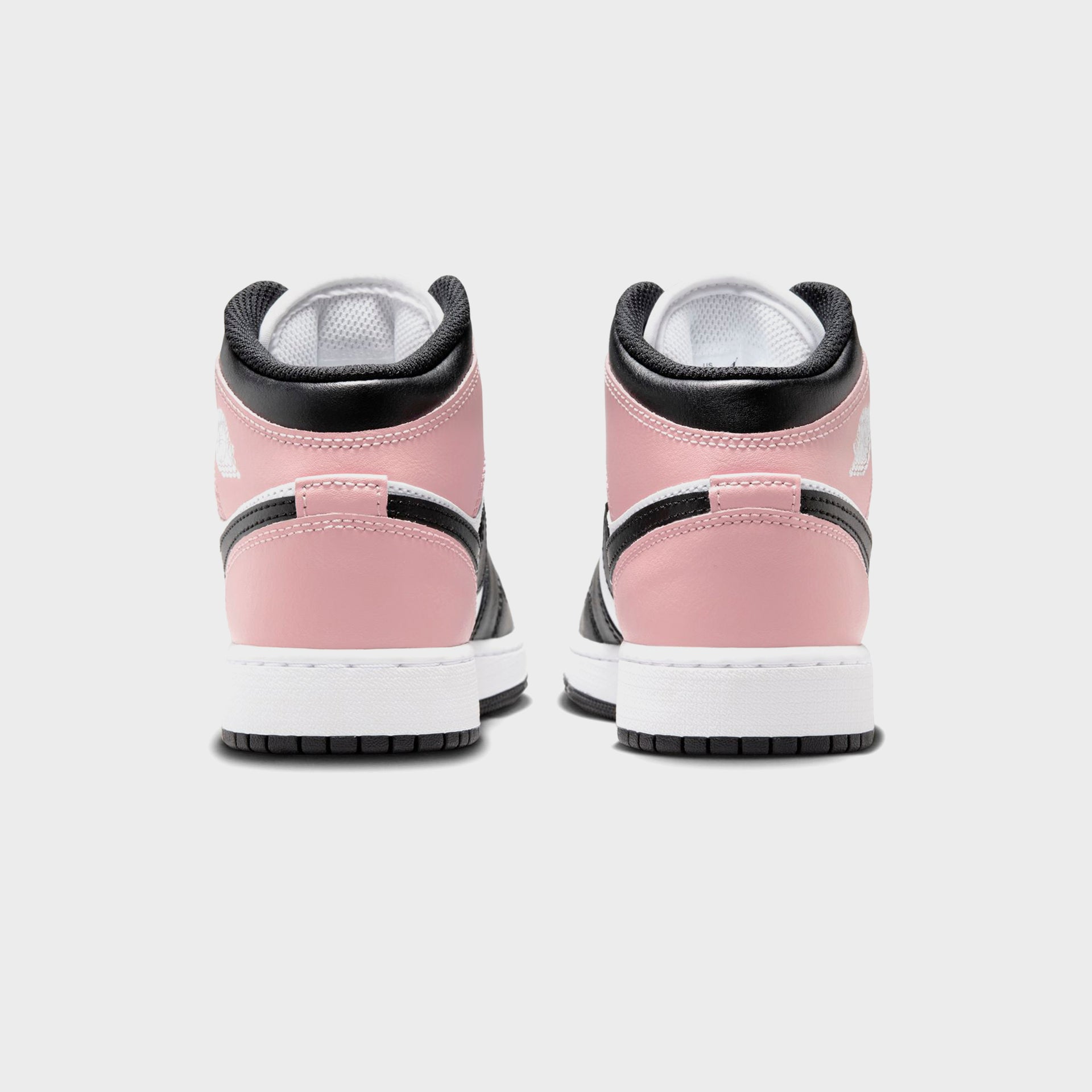 Nike GS Air Jordan 1 Mid - White / Black / Rust Pink