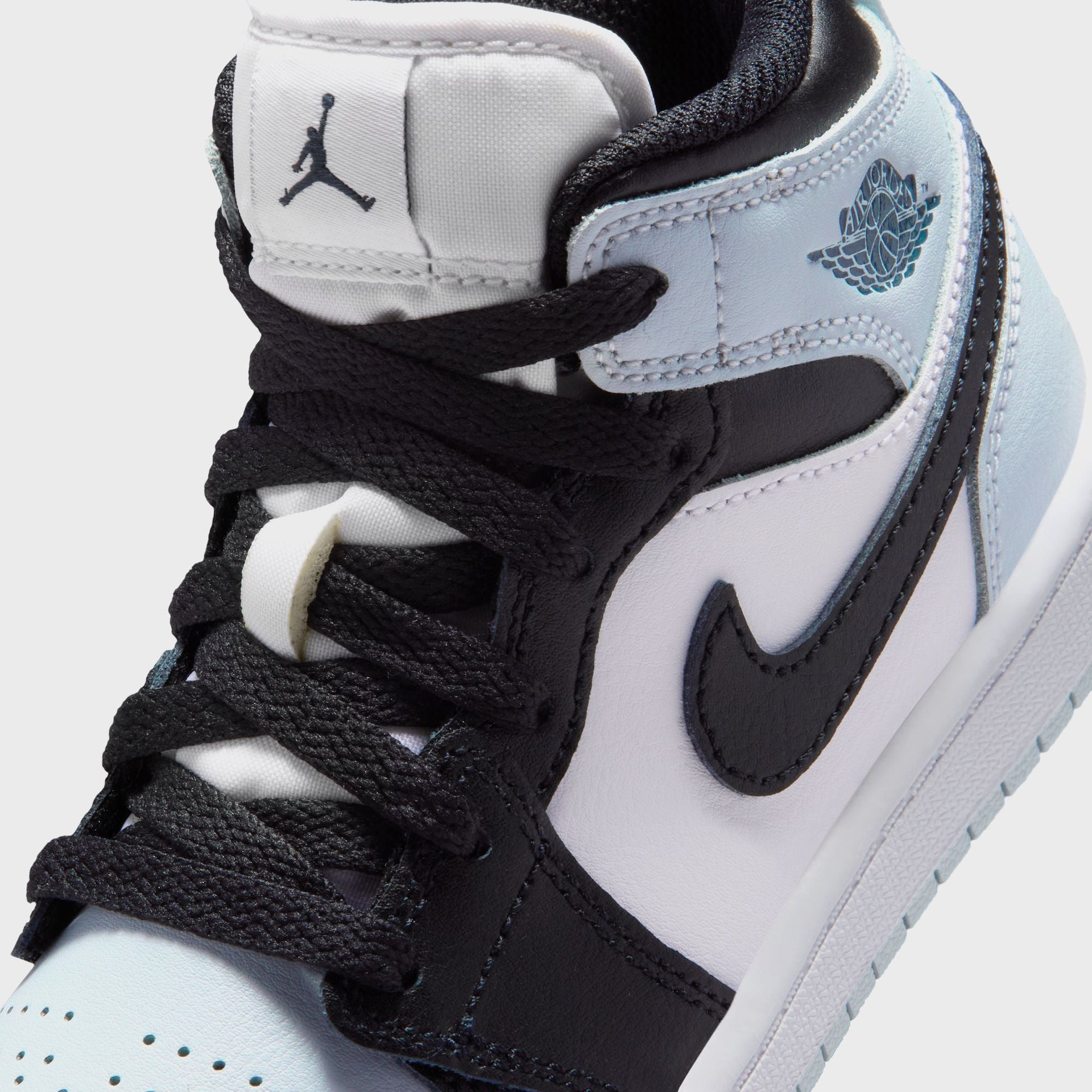 Jordan PS Jordan 1 Mid - Black / Aura / Squadron Blue