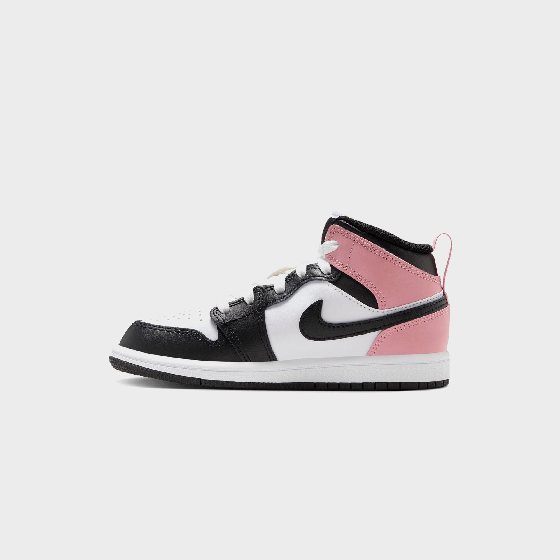 Nike PS Air Jordan 1 Mid - White / Black / Rust Pink