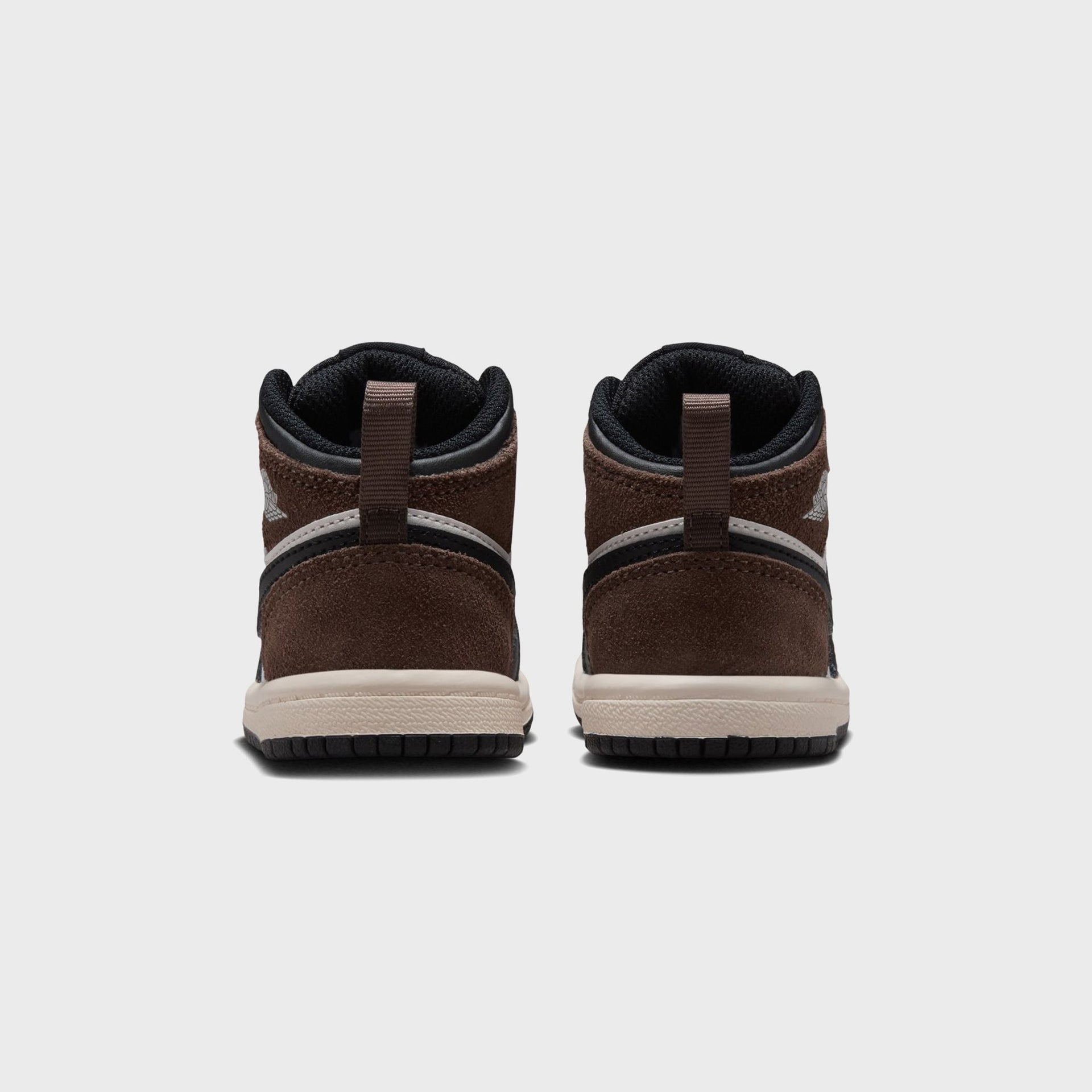 Jordan TD Jordan 1 Mid - Black / Palomino / University Red / Phantom
