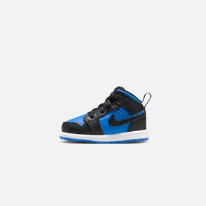 Nike TD Air Jordan 1 Mid - Black / Royal Blue / White