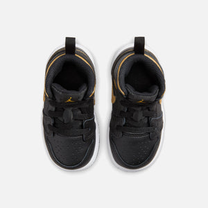 Nike Air Jordan Toddler 1 Mid - Black / Metallic Gold / White