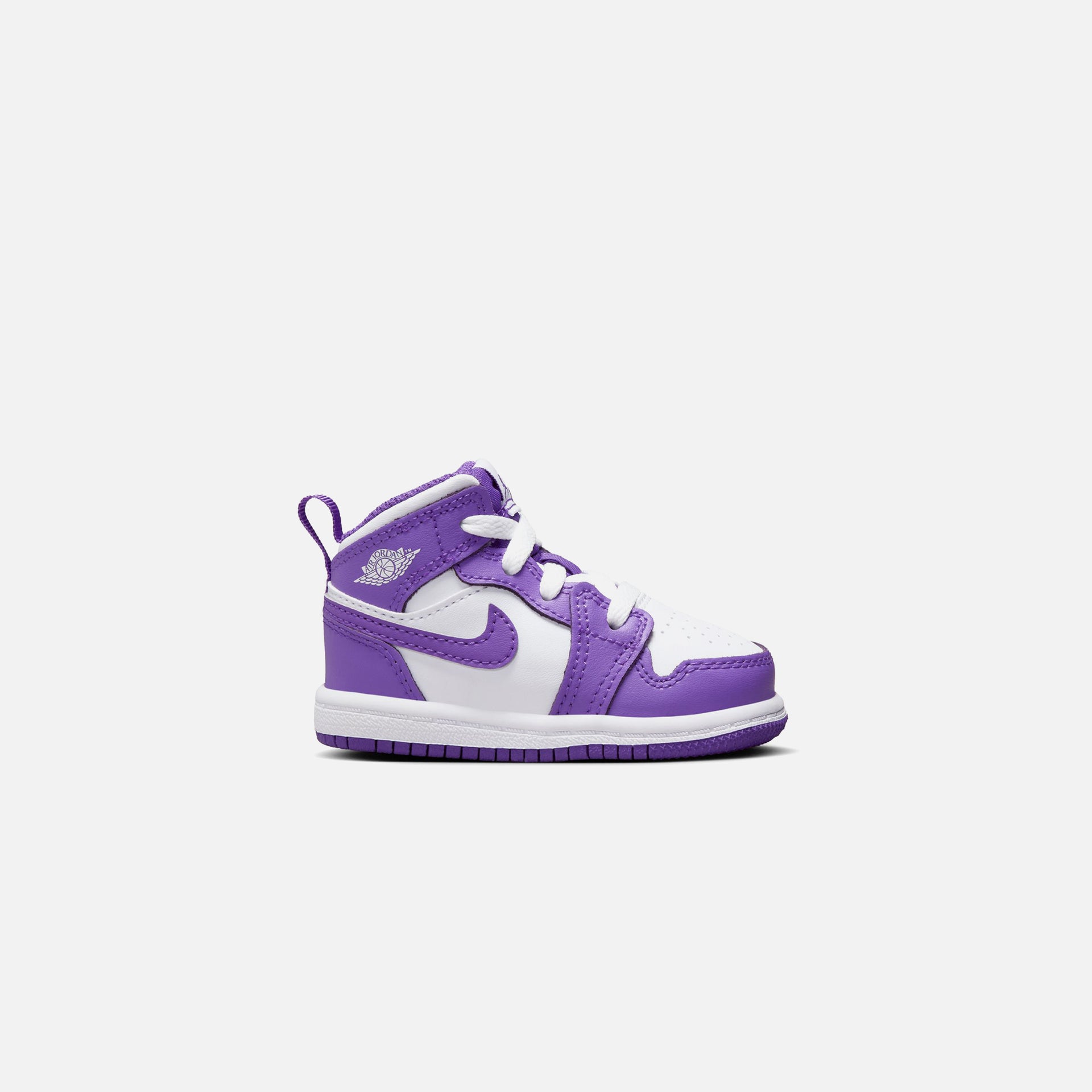 Nike TD Air Jordan 1 Mid - Purple Venom / White