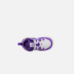 Nike TD Air Jordan 1 Mid - Purple Venom / White