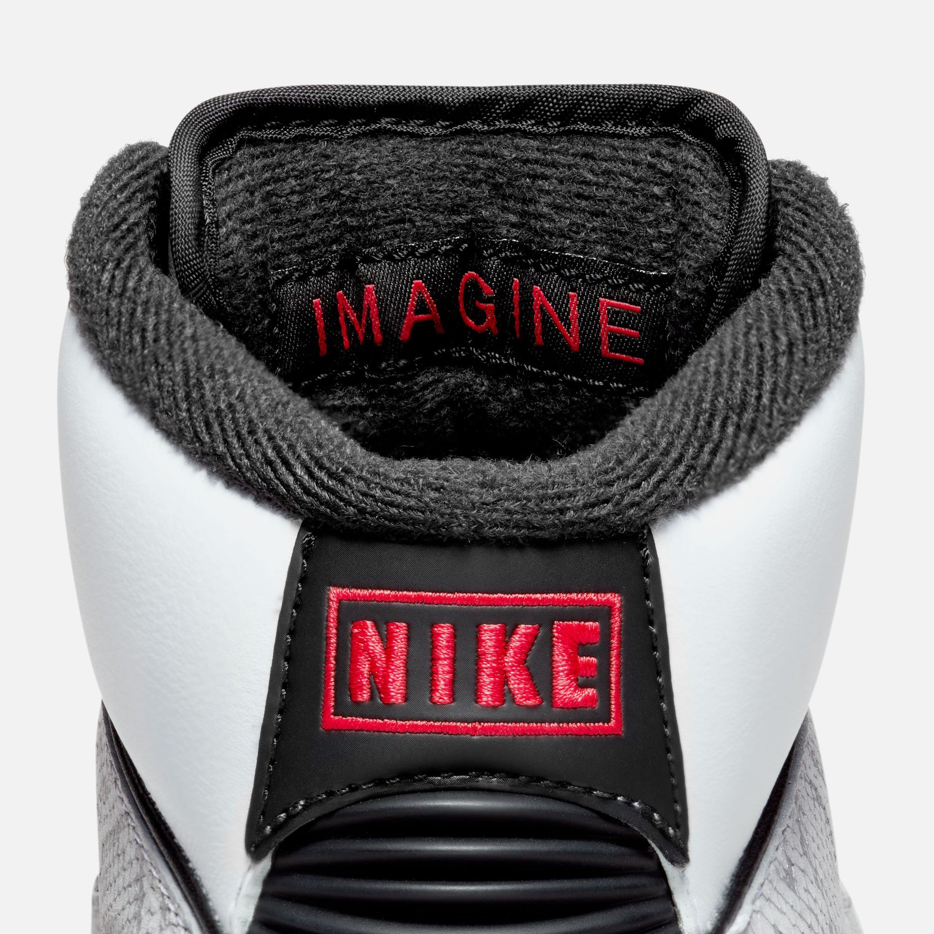 Nike GS Air Jordan 2 Retro - White / Fire Red / Black / Sail / Cement Grey
