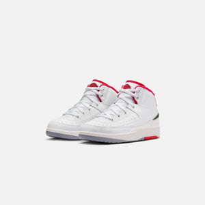 Nike PS Air Jordan 2 Retro - White / Fire Red / Fir / Sail