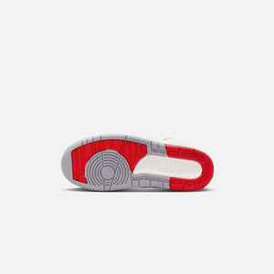 Nike PS Air Jordan mid 2 Retro - White / Fire Red / Fir / Sail