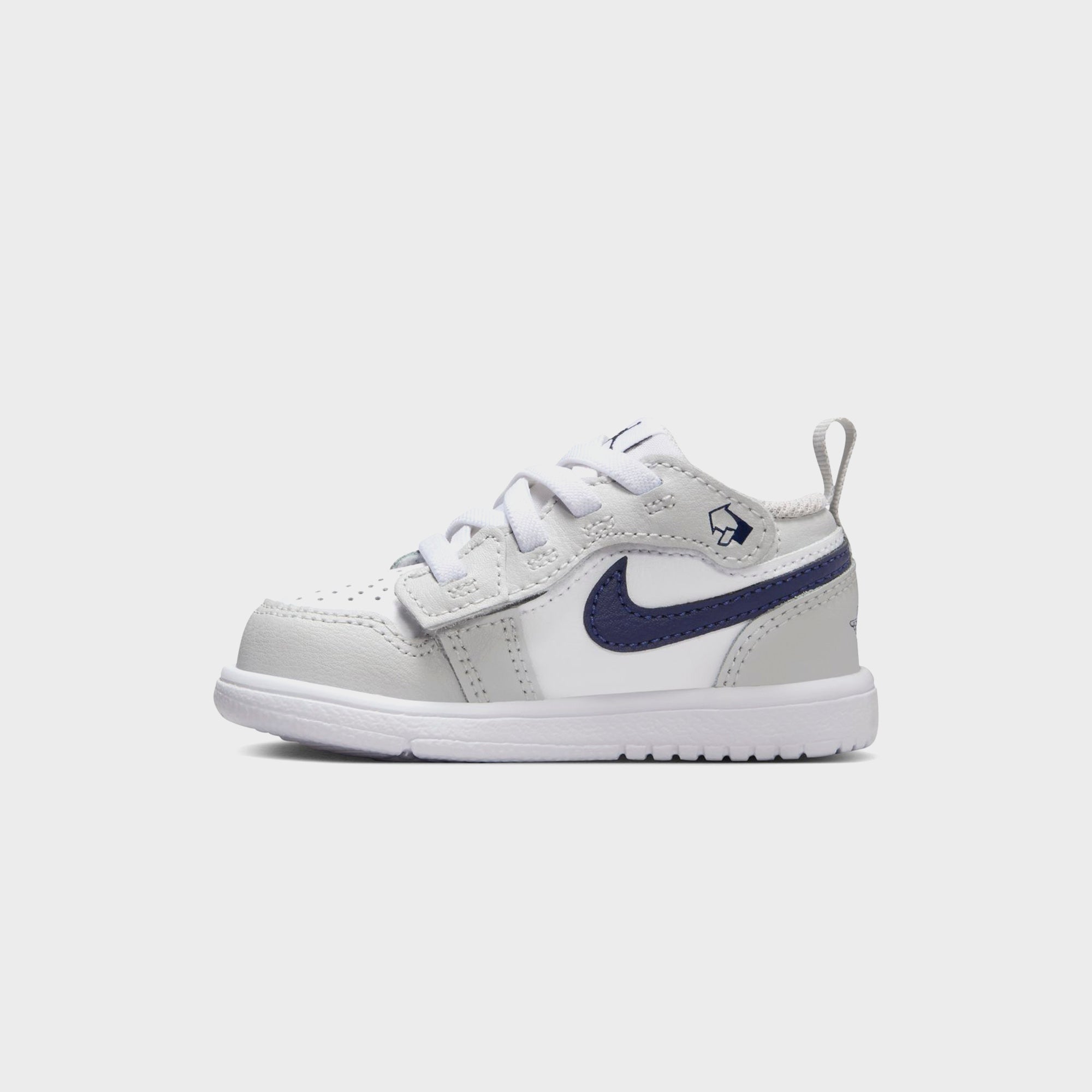 Nike TD Jordan 1 Low Alt - White / Neutral Grey / Gum Medium Nike TD Jordan 1 Low Alt - White / Neutral Grey / Gum Medium