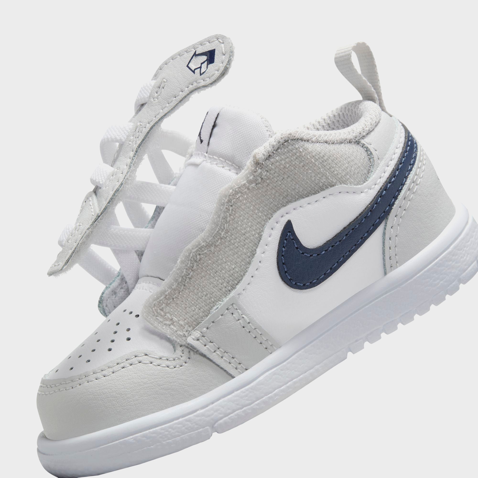 Nike TD Jordan 1 Low Alt - White / Neutral Grey / Gum Medium