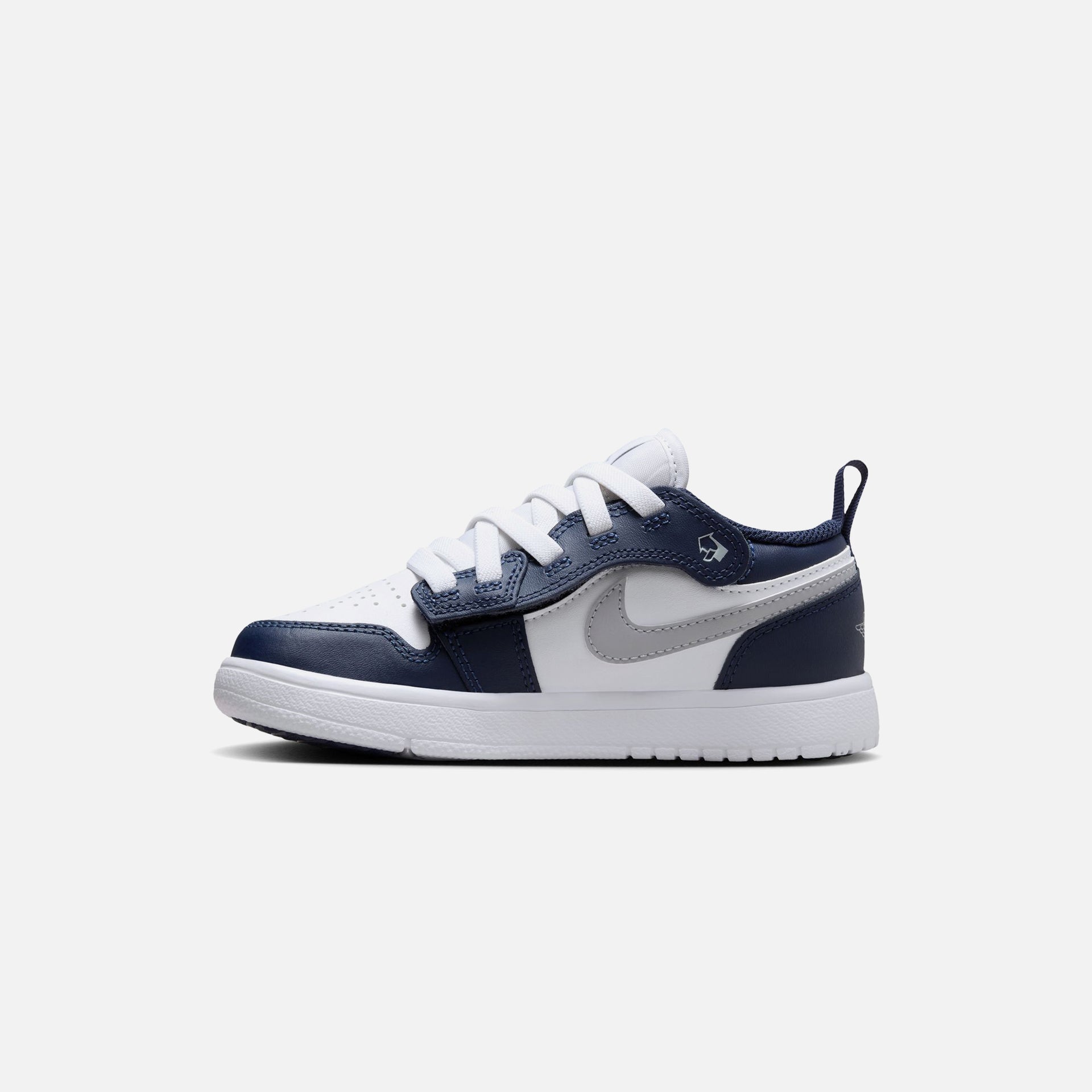 Jordan Air Jordan 1 Low ALT Pre-School - White / Wolf Grey / Midnight Navy