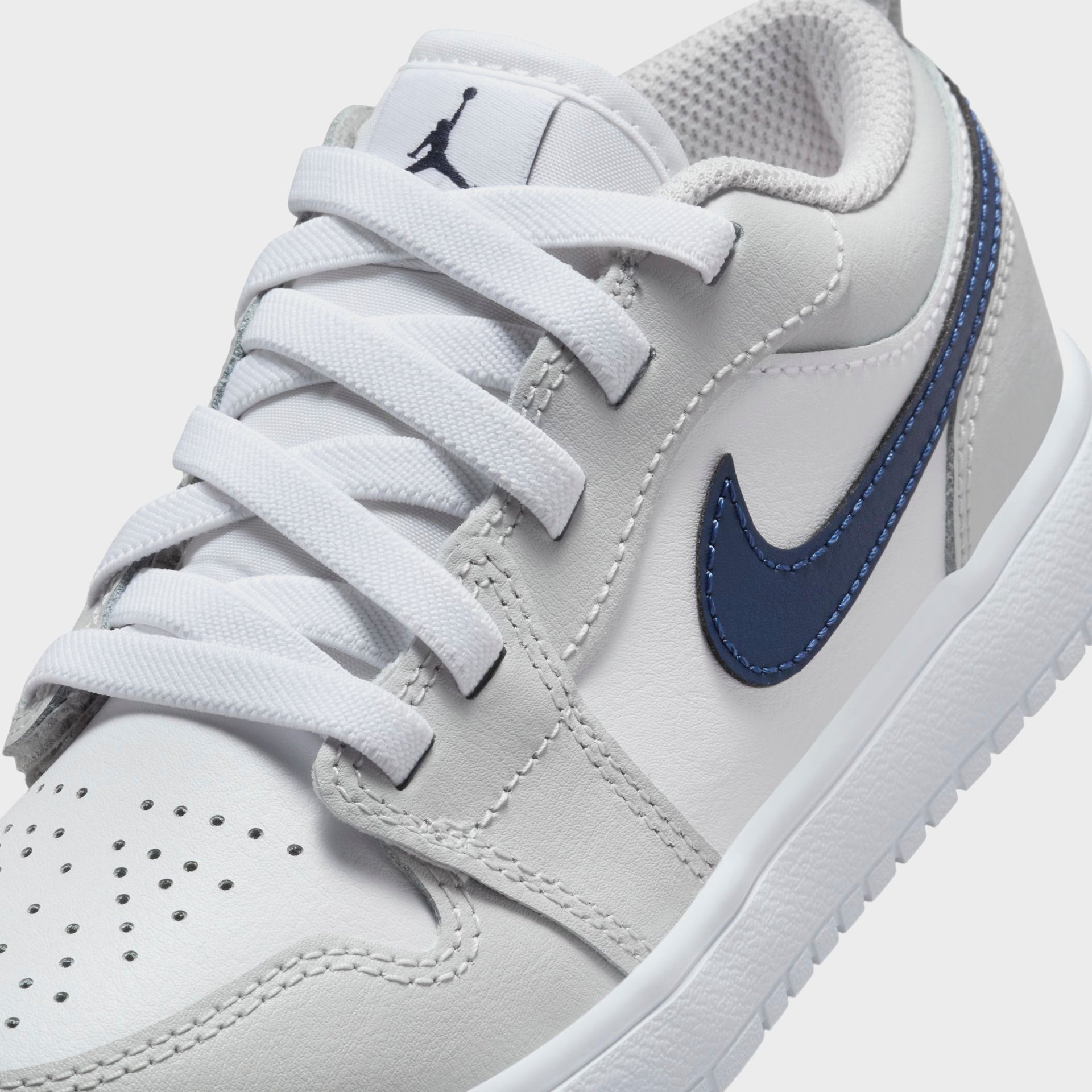 Nike PS Jordan 1 Low Alt - White / Neutral Grey / Gum Medium Brown / Midnight Navy
