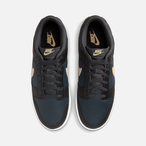 Nike Dunk Low Retro PRM - Low Black / Midnight Navy / Tan