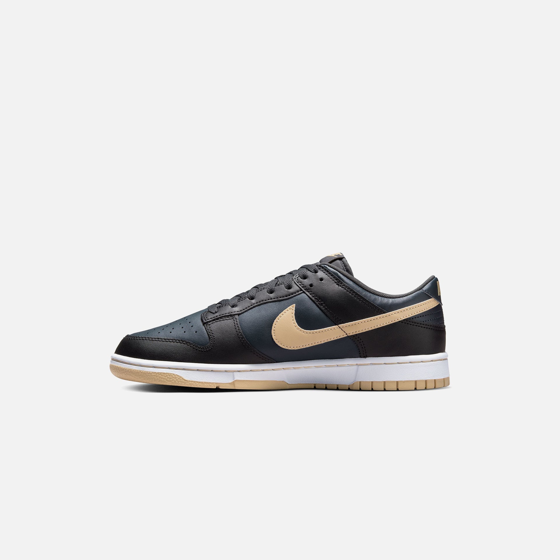 Nike Dunk Low Retro PRM - Low Black / Midnight Navy / Tan