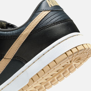 Nike Dunk Low Retro PRM - Low Black / Midnight Navy / Tan