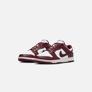 Nike Dunk Low Retro - White / Redwood / Gym Red