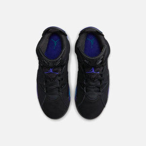 Nike PS Air jordan Tan 6 Retro - Black / Bright Concord / Aquatone