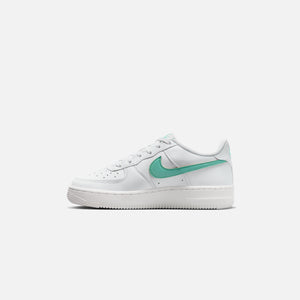 Nike fame GS Air Force 1 - Summit White / Emerald Rise / White