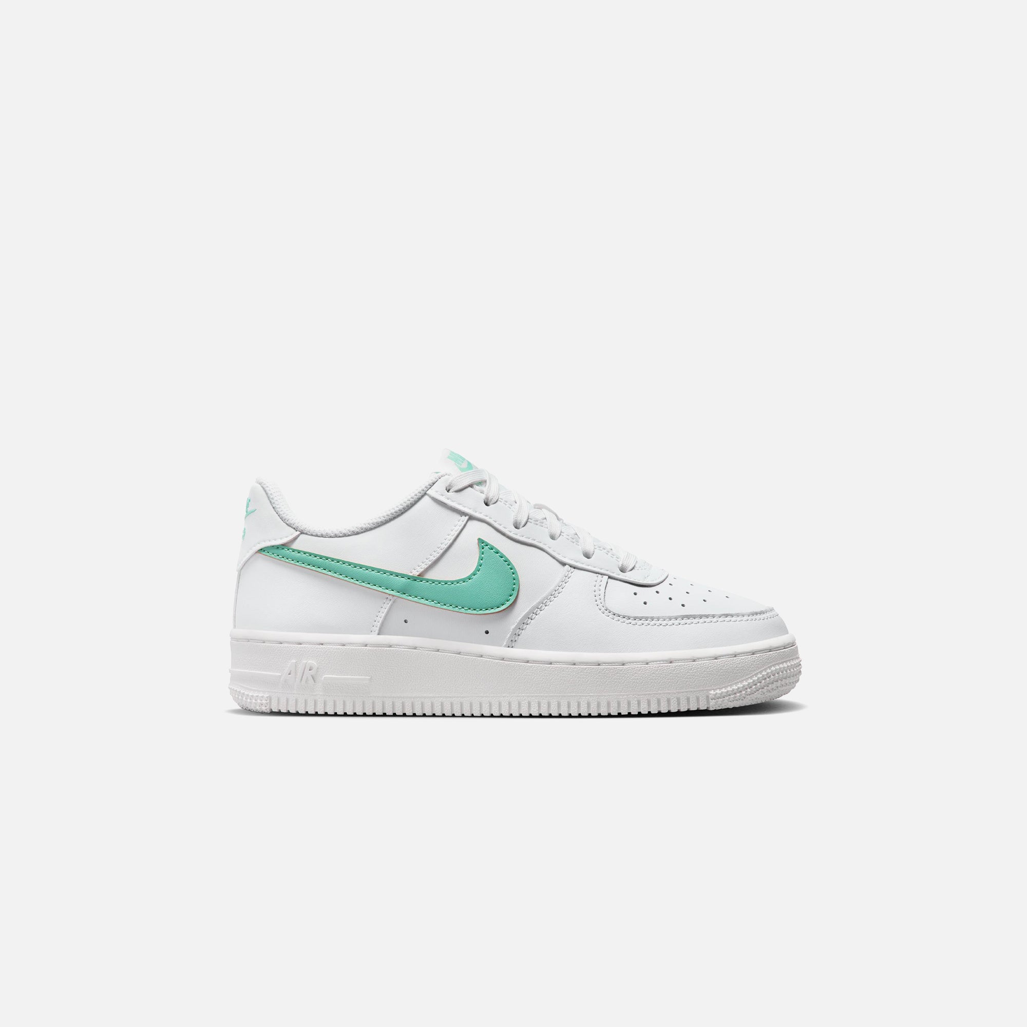 Nike GS Air Force 1 - Summit White / Emerald Rise / White