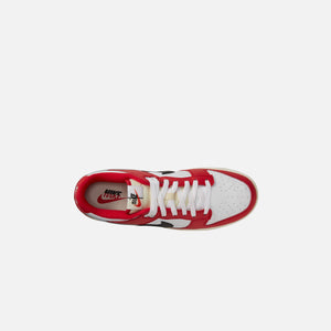 Nike Dunk Low Retro PRM - University Red / Black / Light Silver