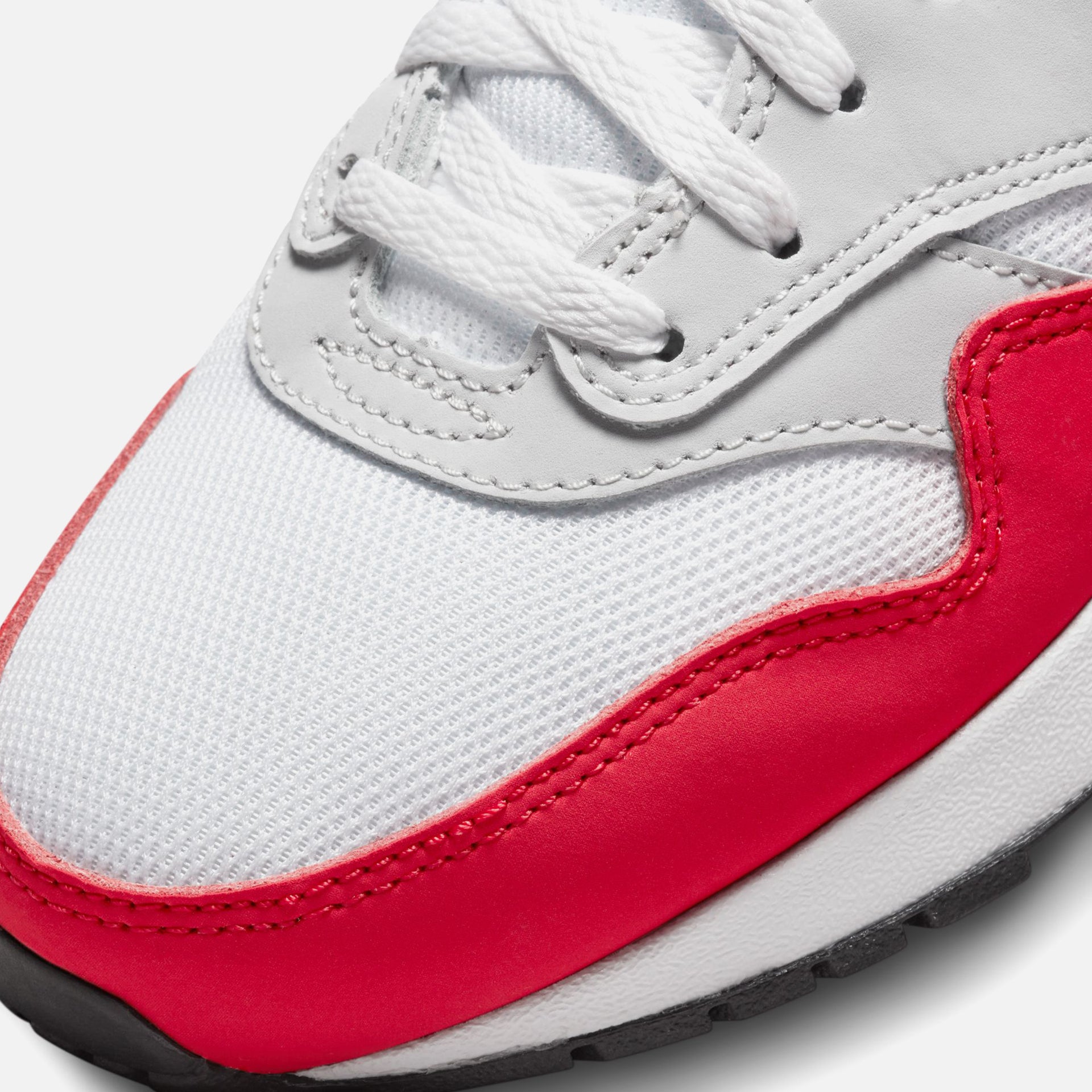 Nike GS Air Max 1 - Neutral Grey / University Red / White / Black
