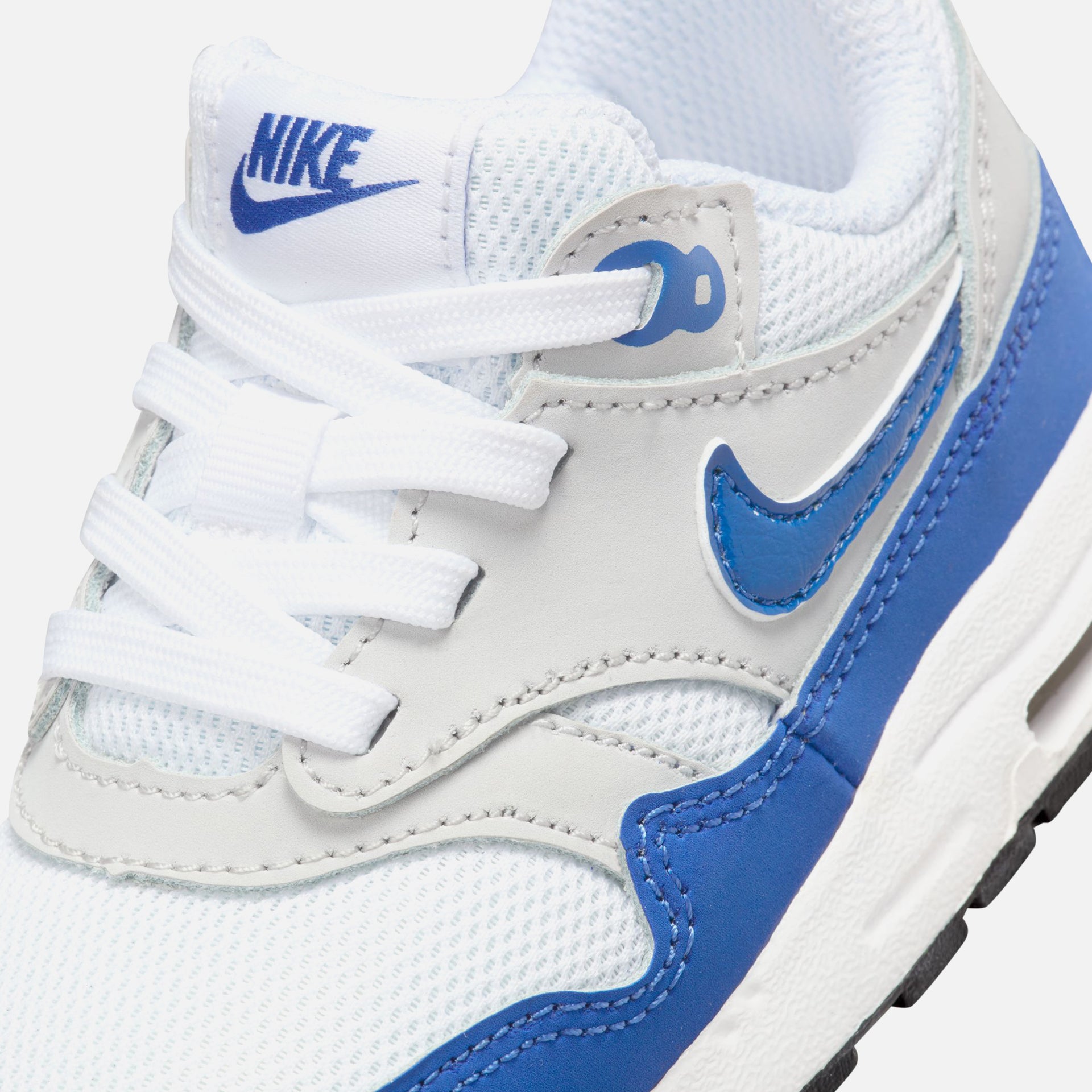 Nike TD Air Max 1 Easyon - White / Game Royal / Neutral Grey