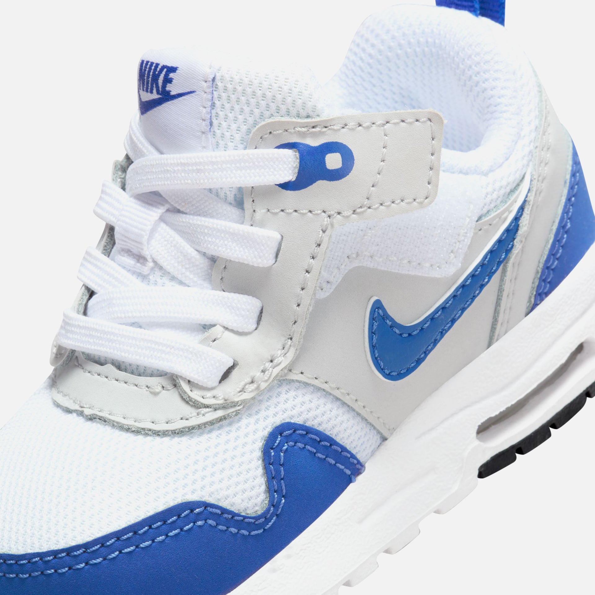 Nike TD Air Max 1 Easyon - White / Game Royal / Neutral Grey