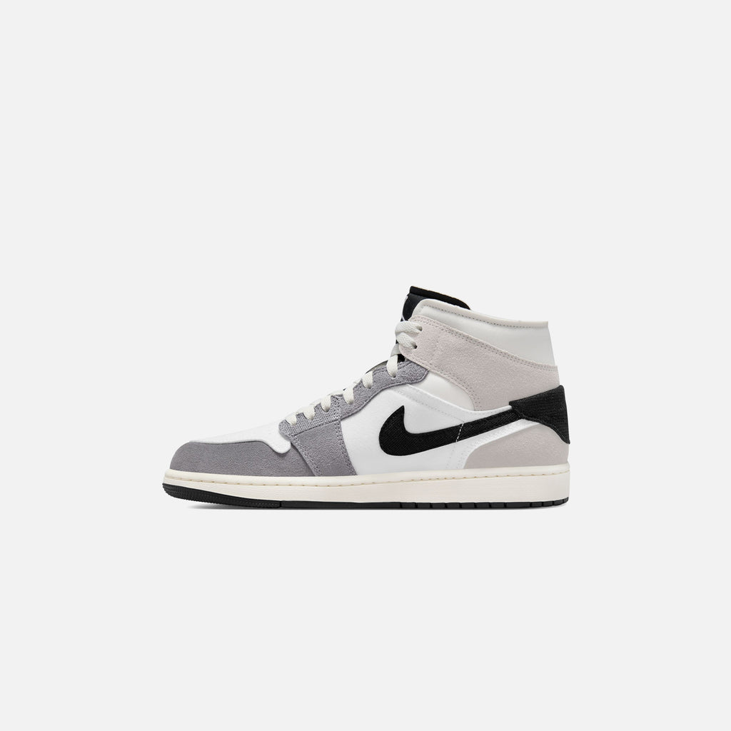 Nike Air Jordan 1 Mid SE Craft - Cement Grey / Black / White – Kith