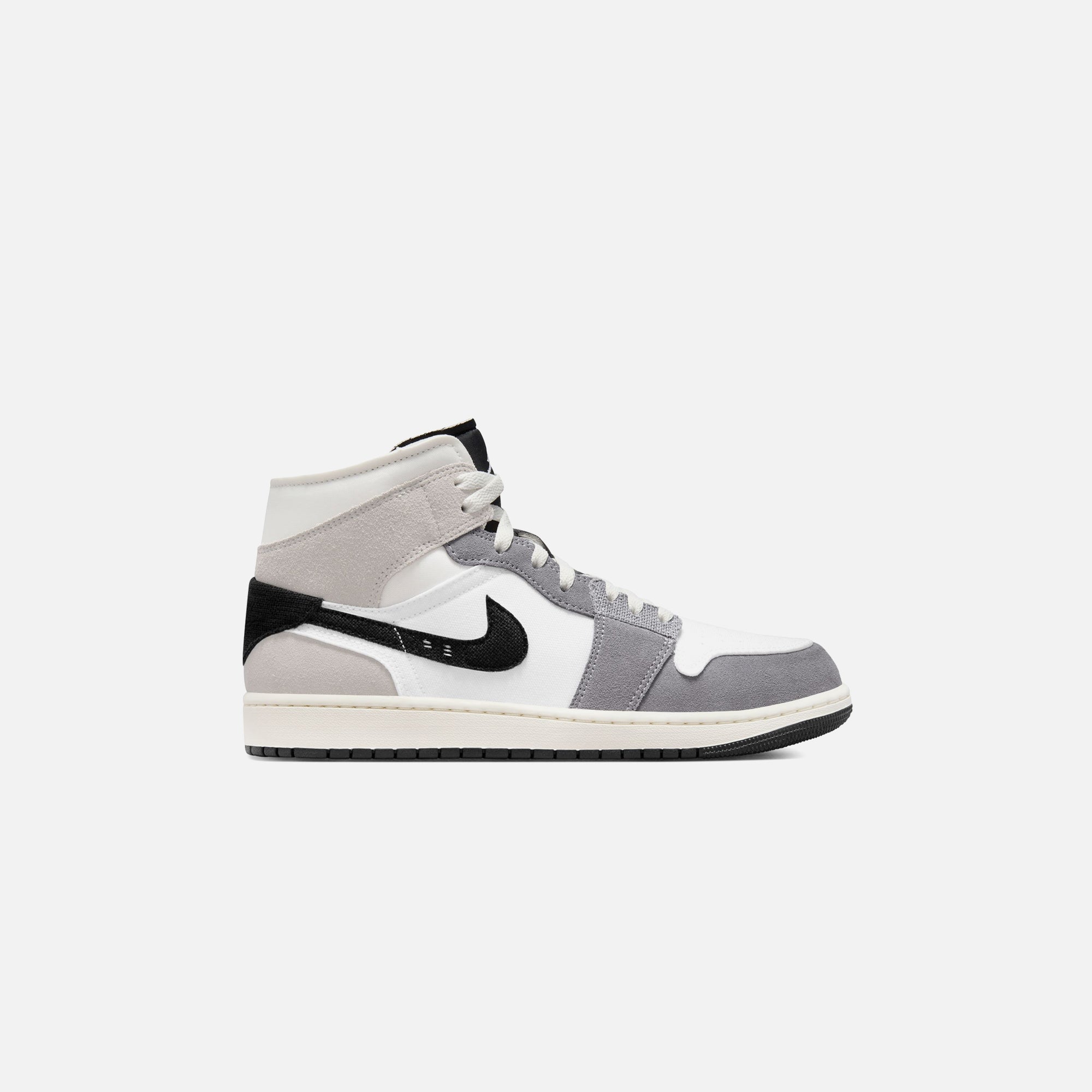 Nike Air Jordan 1 Mid SE Craft - Cement Grey / Black / White – Kith